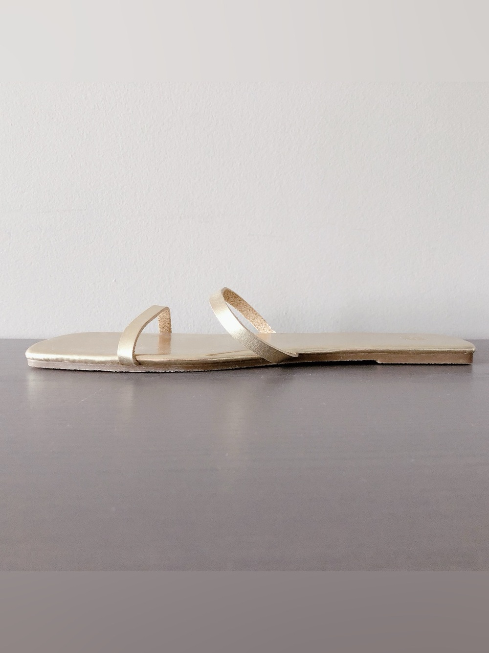 Gap Square Toe Sandals Gold Size 10 women's shoes slides - Picture 13 of 15